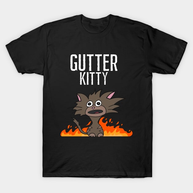 Gutter Kitty T-Shirt by Sex, Lies and Parenthood